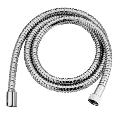 Tubo flessibile doccia o vasca DOPPIA AGGRAFFATURA - ACCIAIO INOX - 150cm 