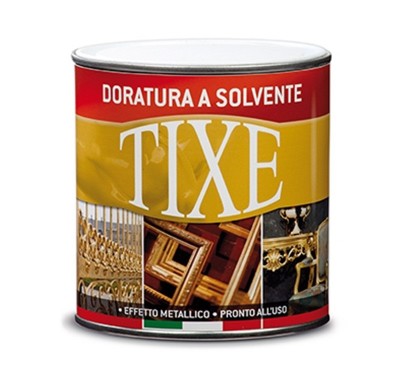 Porporina Tixe - Colore Oro - Doratura a Solvente EFFETTO METALLICO - Pronto all'uso     