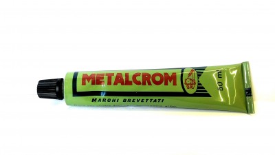 Metalcrom - pasta per superfici in acciaio - tubetto 50ml
