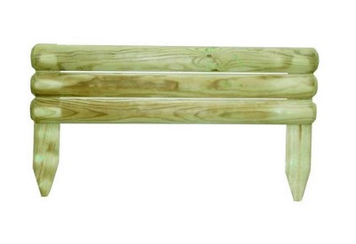 Recinzione in legno per giardino aiuole - mod. VAMPIRO 50x30 cm