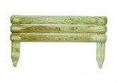 Recinzione in legno per giardino aiuole - mod. VAMPIRO 50x30 cm