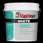 Idropittura traspirante antimuffa x interni umidi e poco areati BIO WHITE -12 Lt