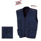 Gilet multitasche TAGLIA M - 100% cotone non imbottito SCOOP blue
