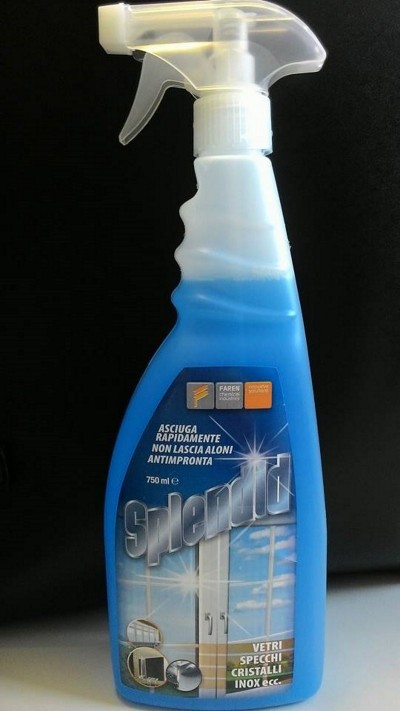 Detergente per vetri specchi cristall inox ecc - 750 ml SPLENDID 