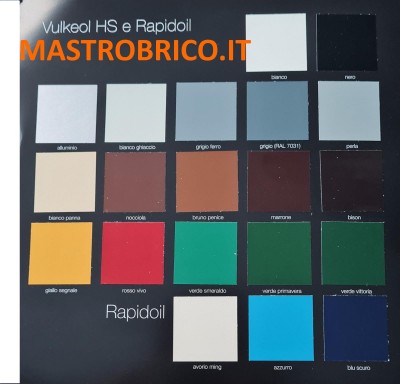 RAPIDOIL - SMALTO LUCIDO UNIVERSALE PER ESTERNO/INTERNO 0,750 Lt
