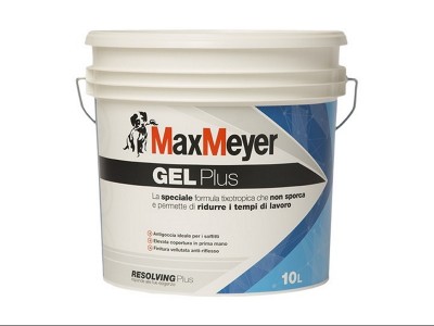Max Meyer GEL PLUS PITTURA MURALE BIANCO 10 LT - TRASPIRANTE PER INTERNI