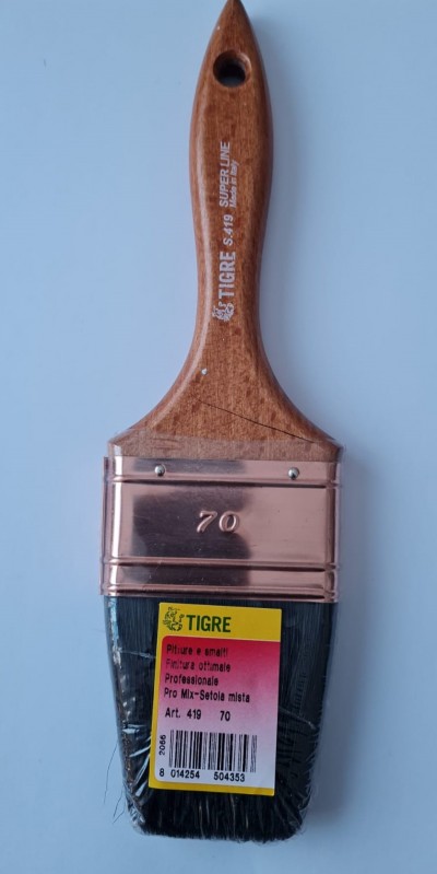Pennello Piatto setola nerae 50 profess. STESURA UNIFORME prodotti a solvente (COPY) (COPY)