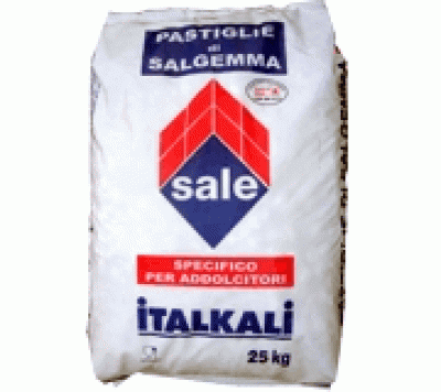 SALE Per Addolcitore IN PASTIGLIE DI SALGEMMA CF. 25 KG. 