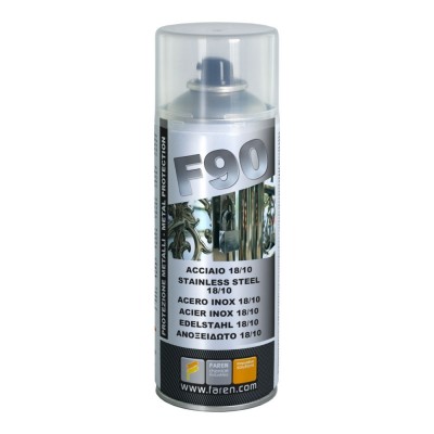 BOMBOLETTA SPRAY ACCIAIO INOX 18/10 F 90 400 ml. FAREN