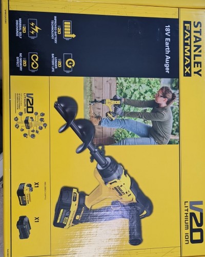 TRIVELLA BATTERIA V20 STANLEY CON 1 BATTERIA 18 V 4.0 Ah E CARICABATTERIE