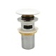 PILETTA LAVABO CLICK-CLACK C/TROPPO PIENO BIANCA DA 1"1/4