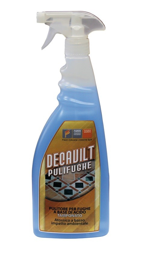 DECAVIL T Pulifughe - PULITORE PER FUGHE a base di acido tamponato - 750ml  