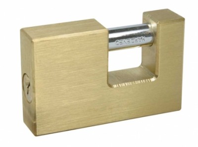 Lucchetto ALTA SICUREZZA 50 mm in ottone - Asta di chiusura in acciaio cementato (COPY)