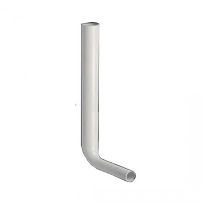 TUBO SCARICO CASSETTA WC ESTERNA CM. 100  *32*50 BIANCO KARIBA